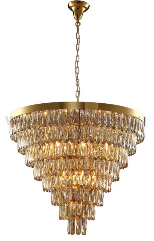 Светильник Crystal lux ABIGAIL SP22 D820 GOLD/TRANSPARENTE
