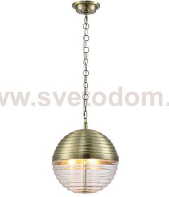 Светильник подвесной Crystal Lux ALBERTO SP3 BRONZE/TRANSPARENTE (0661/203)