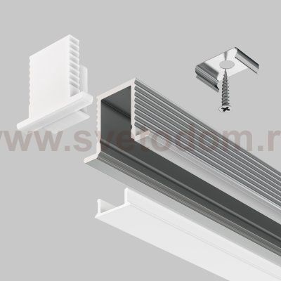 Комплектующие к светодиодной ленте Maytoni ALM-1209-S-2M Алюминиевый профиль 