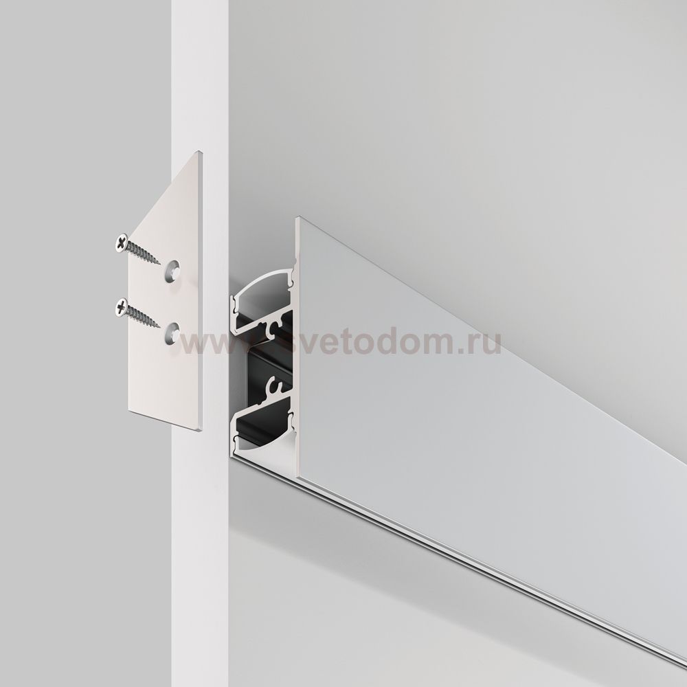 Комплектующие к светодиодной ленте Maytoni ALM-1848-S-2M Алюминиевый профиль 