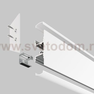 Комплектующие к светодиодной ленте Maytoni ALM-1848-W-2M Алюминиевый профиль 