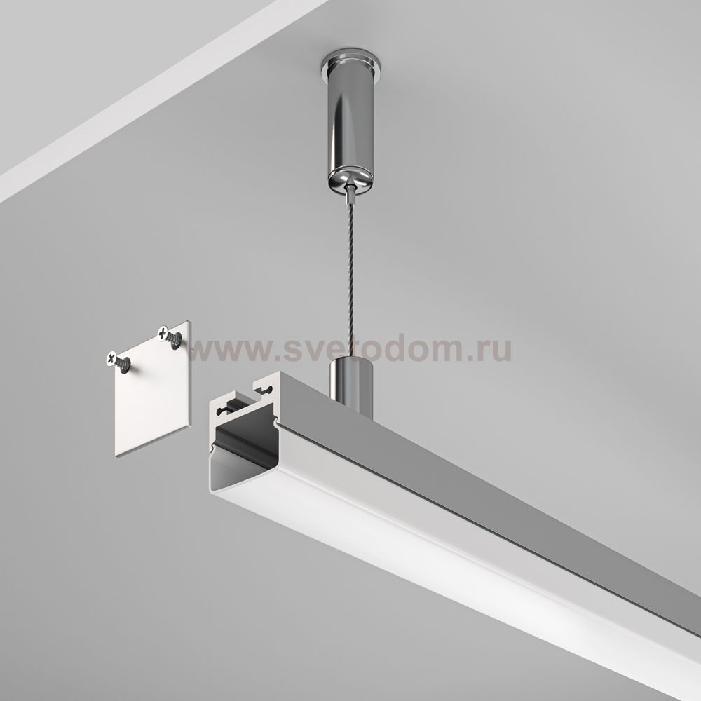 Комплектующие к светодиодной ленте Maytoni ALM-2020B-S-2M Алюминиевый профиль 