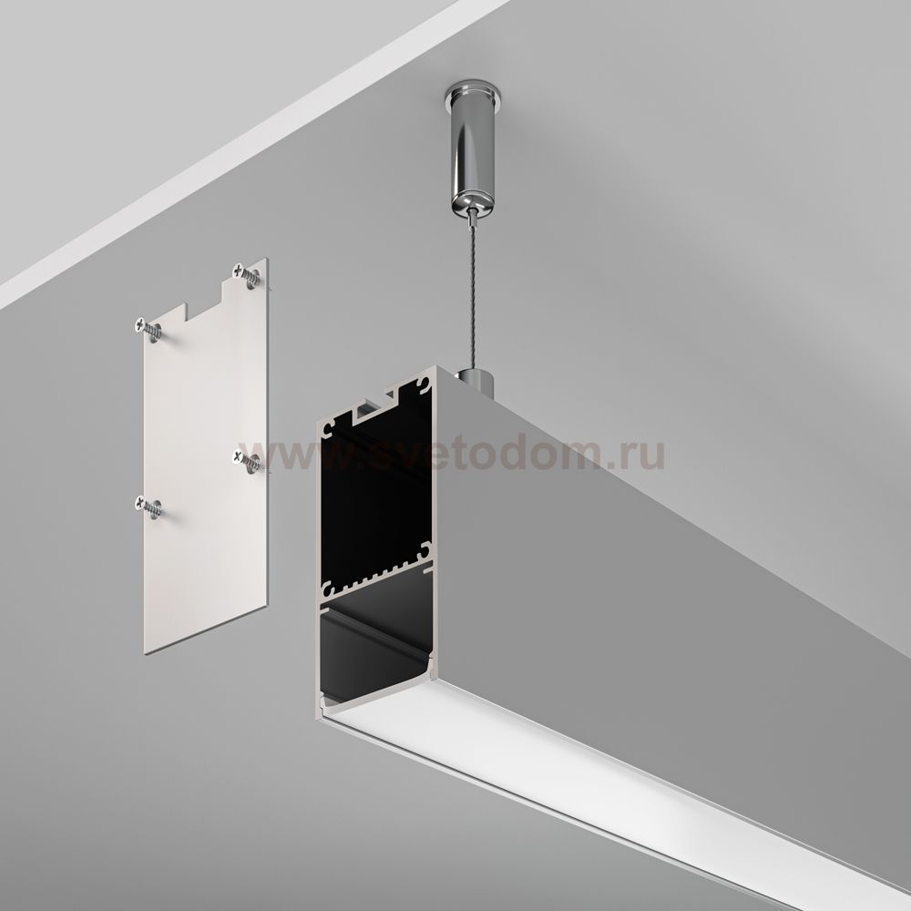 Комплектующие к светодиодной ленте Maytoni ALM-3566-S-2M Алюминиевый профиль 