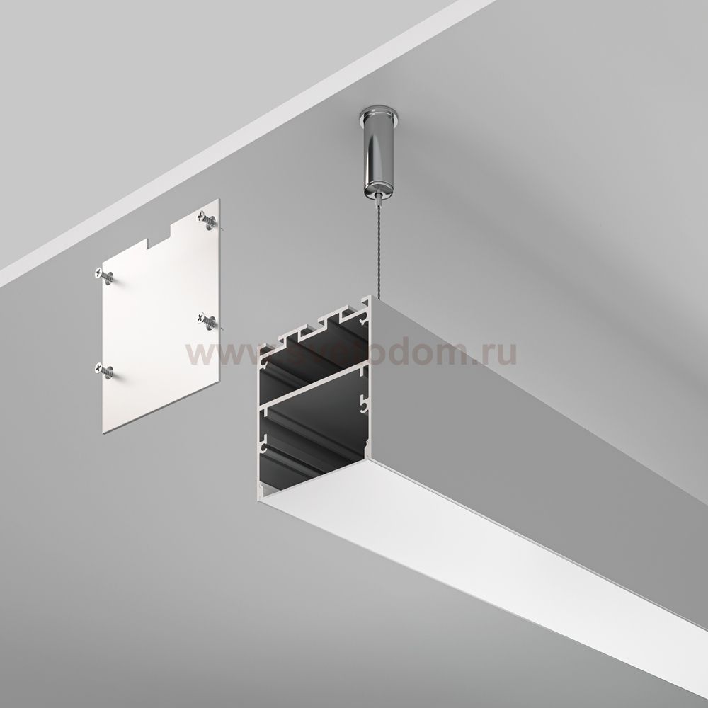 Комплектующие к светодиодной ленте Maytoni ALM-5050-S-2M Алюминиевый профиль 