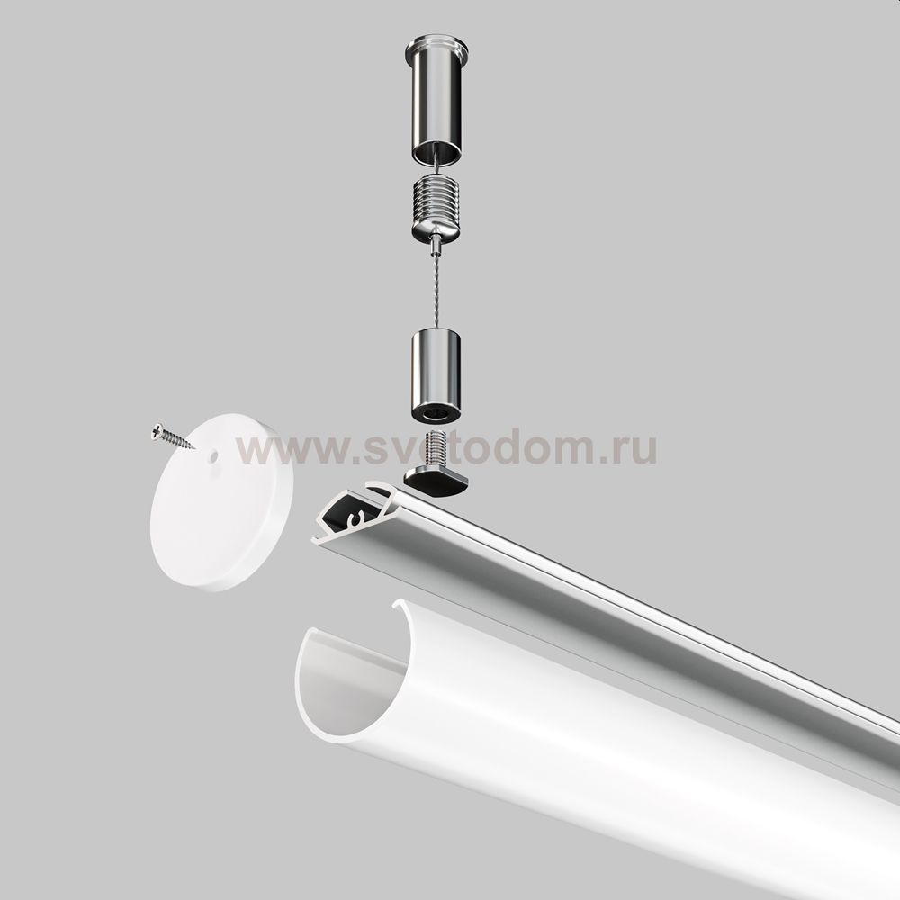 Комплектующие к светодиодной ленте Maytoni ALM-D30-S-2M Алюминиевый профиль 