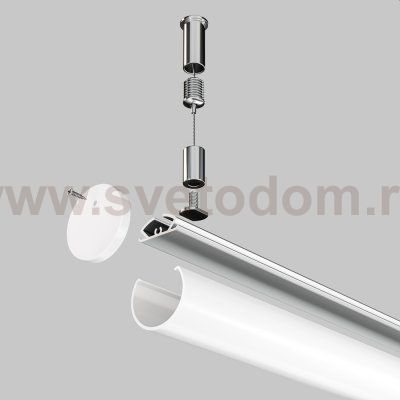 Комплектующие к светодиодной ленте Maytoni ALM-D30-S-2M Алюминиевый профиль 
