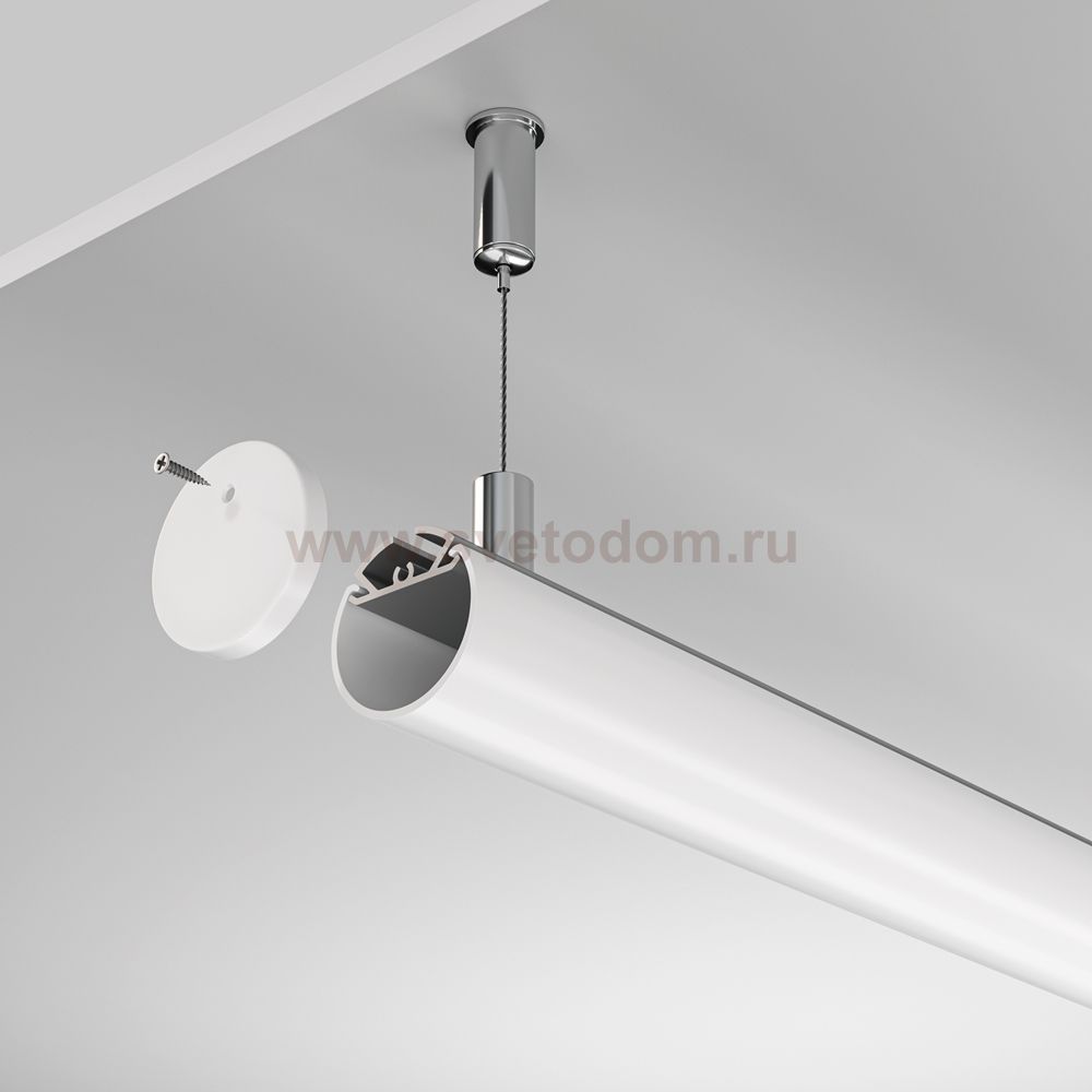 Комплектующие к светодиодной ленте Maytoni ALM-D30-S-2M Алюминиевый профиль 