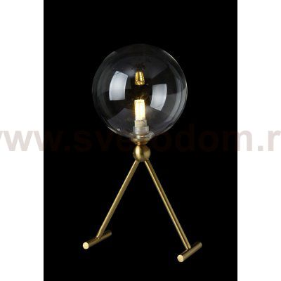 Настольная лампа Crystal Lux ANDRES LG1 BRONZE/TRANSPARENTE (0140/501)