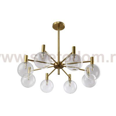 Люстра Crystal Lux ANDRES SP8 BRONZE/TRANSPARENTE (0140/308)