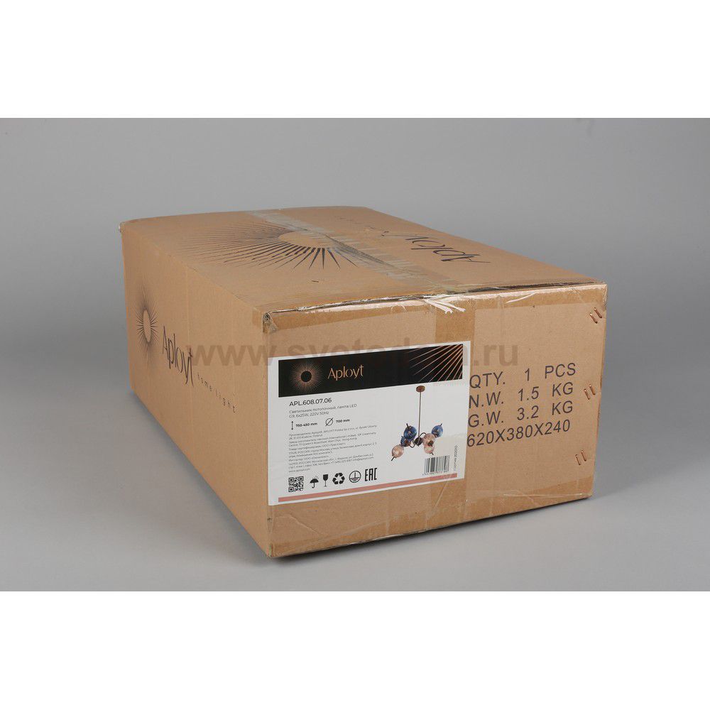 Люстра потолочная Aployt APL.608.07.06 Zhizel