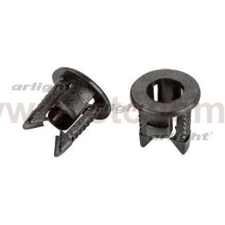 H31 Держатель 3мм (чёрный PP, с зацепками)