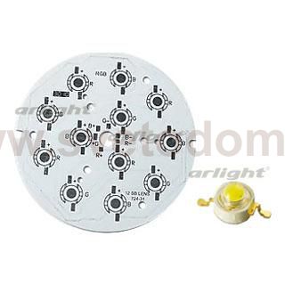 Плата D95-12E 4R-4G-4B Emitter (12x LED, 724-31) Arlight 11990