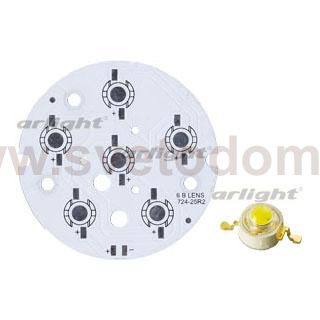 Плата D70-6E Emitter (6x LED, 724-25) Arlight 12002