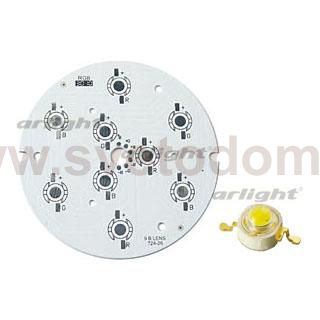 Плата D93-9E 3R-3G-3B Emitter (9x, 724-26) Arlight 12015