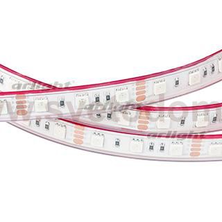 Лента RTW 2-5000P 12V RGB 2x (5060, 300 LED, LUX) Arlight 12311
