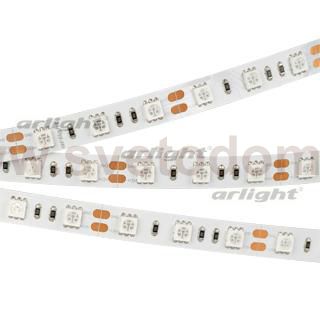 Лента RT 2-5000 12V Yellow 2x (5060, 300 LED, LUX) Arlight 12342