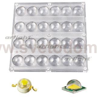 Блок линз 24B85D (85°, 24х LED) Arlight 13871