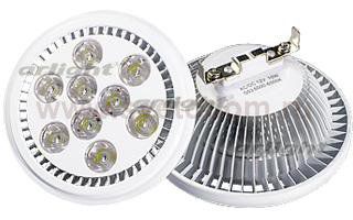 Светодиодная лампа MDSV-AR111-9x1W 35deg Warm White 12V