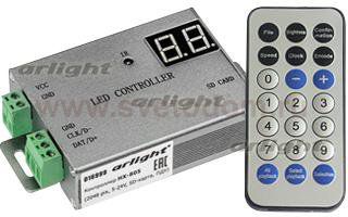 Контроллер HX-805 (2048 pix, 5-24V, SD-карта, ПДУ) Arlight 16999