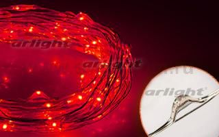 Светодиодная нить WR-5000-12V-Red (1608, 100LED) Arlight 18123
