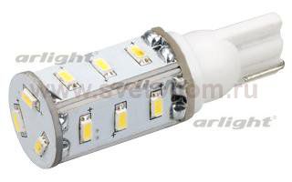 Автолампа ARL-T10-15N1 Warm White (10-30V, 15 LED 3014) Arlight 19433