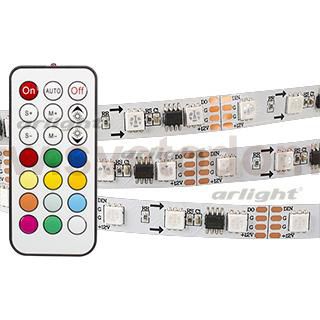 Лента SPI-5000-IR21B 12V RGB (5060,300 LED x3,1804, ПДУ) Arlight 20980