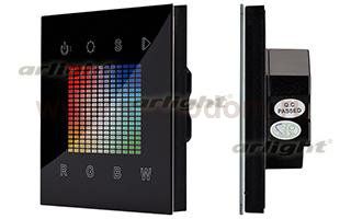 Панель Sens SR-2831S-AC-RF-IN Black (220V,RGBW,1зона) Arlight 21036