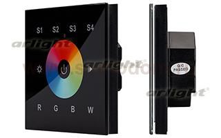 Панель Sens SR-2820B-AC-RF-IN Black (220V,RGBW,1 зона) Arlight 21037
