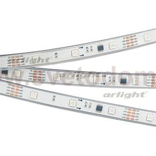 Лента SPI-5000P-AM 12V RGB (5060, 150 LED x3, 1804) Arlight 21228