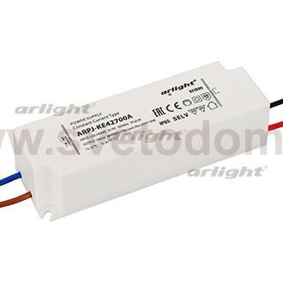 Блок питания ARPJ-KE42700A (30W, 700mA, PFC) (Arlight, IP65 Пластик, 5 лет) Arlight 21899