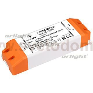 Блок питания ARV-SL12075 (12V, 6.25A, 75W, PFC) Arlight 21907
