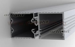 Профиль с экраном ALU-BASE-PW35S-2000 ANOD+FROST AG (Arlight, Металл) Arlight 21947