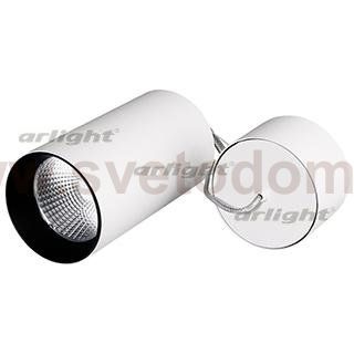 Светильник подвесной SP-POLO-R85-2-15W Warm White 40deg (White, Black Ring) Arlight 22947