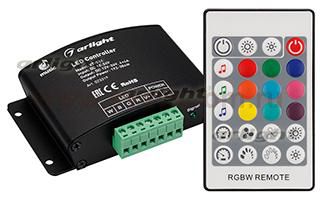 Аудиоконтроллер VT-S14-4x4A (12-24V, ПДУ Карта 24кн, RF) Arlight 23319