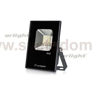 Светодиодный прожектор AR-FLAT-ICE-10W-220V Warm (Black, 120 deg)