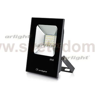 Светодиодный прожектор AR-FLAT-ICE-20W-220V Day (Black, 120 deg) Arlight 23574