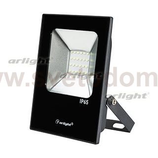 Светодиодный прожектор AR-FLAT-ICE-20W-220V Green Tree (Black, 120 deg) Arlight 23578