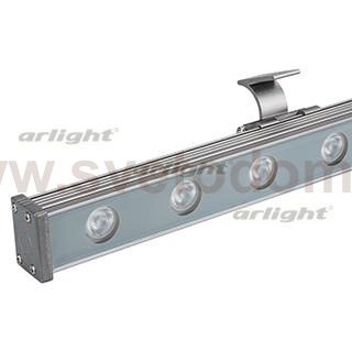Светодиодный прожектор AR-LINE-1000S-18W-24V RGB (Grey, 30 deg, DMX512) Arlight 23623