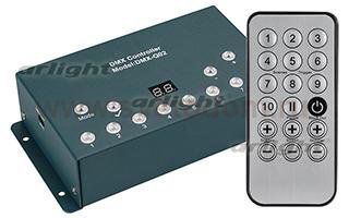 Контроллер DMX-Q02A (USB, 512 каналов, ПДУ 18кн) Arlight 23739