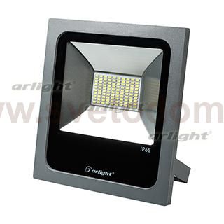 Светодиодный прожектор AR-FLAT-50W-220V White (Grey, 120 deg) Arlight 23840