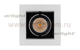 Светильник CL-KARDAN-S102x102-9W Day (WH-BK, 38 deg) Arlight 24125