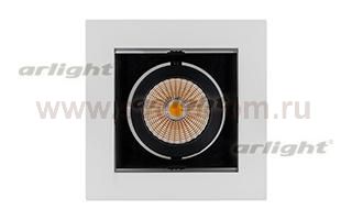 Светильник CL-KARDAN-S102x102-9W Warm (WH-BK, 38 deg) Arlight 24126