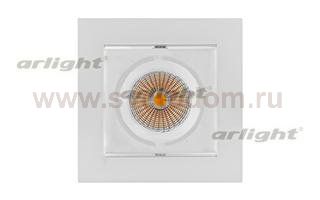 Светильник CL-KARDAN-S102x102-9W Warm (WH, 38 deg) Arlight 24137