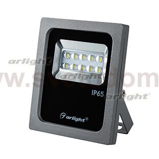 Светодиодный прожектор AR-FLAT-ARCHITECT-10W-220V Day (Grey, 50x70 deg) Arlight 24166