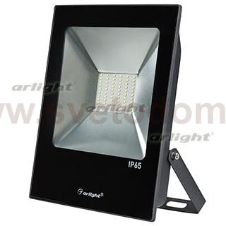 Светодиодный прожектор AR-FLAT-ICE-50W-220V Green Tree (Black, 120 deg) Arlight 24183