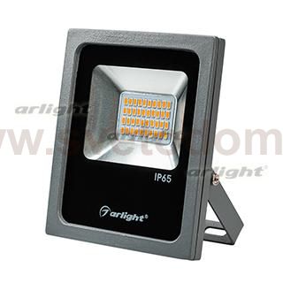 Светодиодный прожектор AR-FLAT-20W-220V Yellow (Grey, 120 deg)