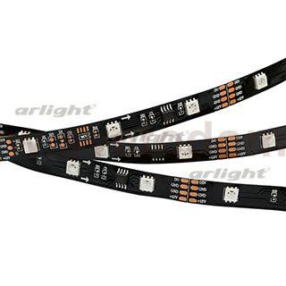 Лента SPI-5000-AM 12V RGB (5060,150 LED x3,1804, Black) (Arlight, Открытый, IP20) Arlight 24599