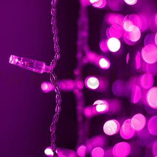 Светодиодная гирлянда ARD-CURTAIN-CLASSIC-2000x1500-CLEAR-360LED Pink (230V, 60W) (Ardecoled, IP65) Arlight 24880