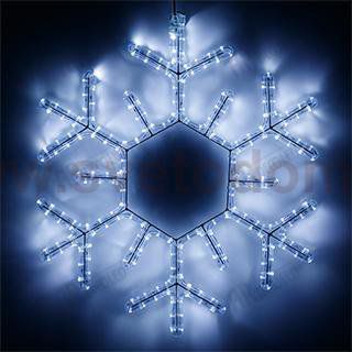 Фигура ARD-SNOWFLAKE-M5-600x600-360LED White (230V, 20W) Arlight 25308