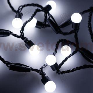 Светодиодная гирлянда ARD-BALL-CLASSIC-D17.5-10000-BLACK-100LED WHITE (230V, 7W) Arlight 25583